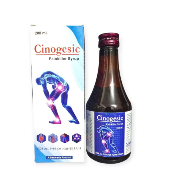 Cinogesic Painkiller Syrup - Sanwaria Pharma