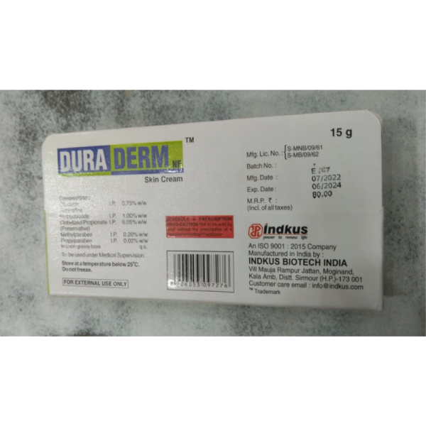 Duraderm Skin Cream - Indkus Biotech India