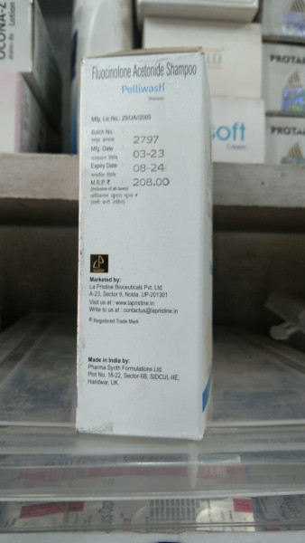 Pelliwash Shampoo - La Pristine Bioceuticals Pvt Ltd