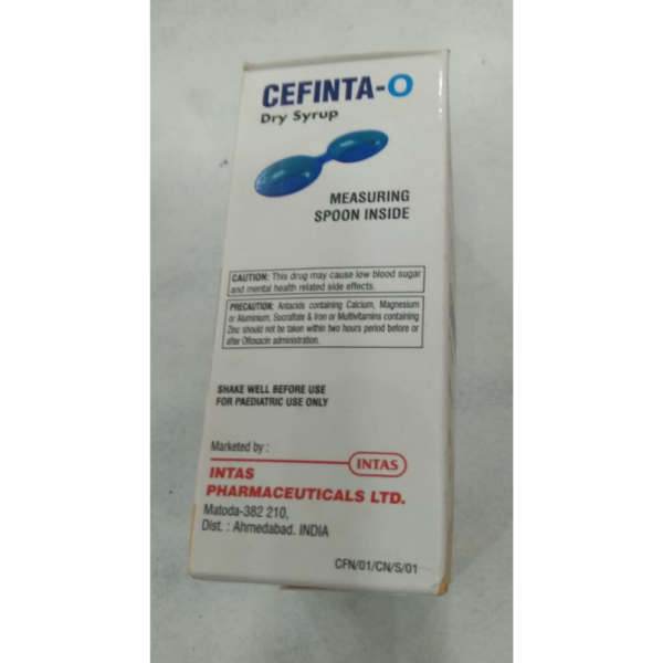 Cefinta-O Dry Syrup - Intas Pharmaceuticals Ltd