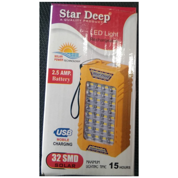 Rechargeable LED Torch - Star Deep