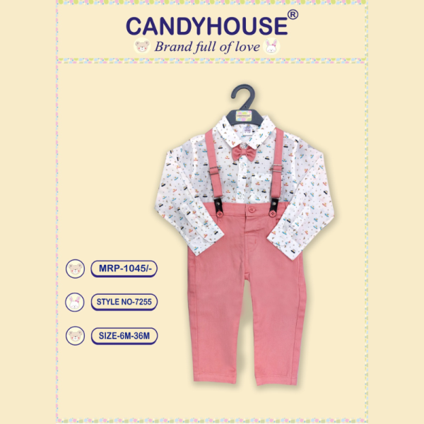 Boys Dungree Suit Set - Candy House