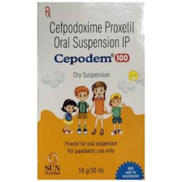 Cepodem 100 Dry Suspension - Sun Pharmaceutical Industries Ltd