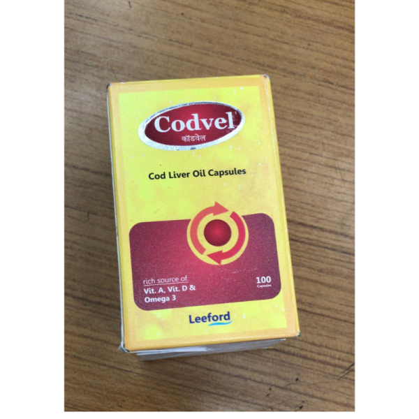 Codvel Cod Liver Oil Capsules - Charak Pharma