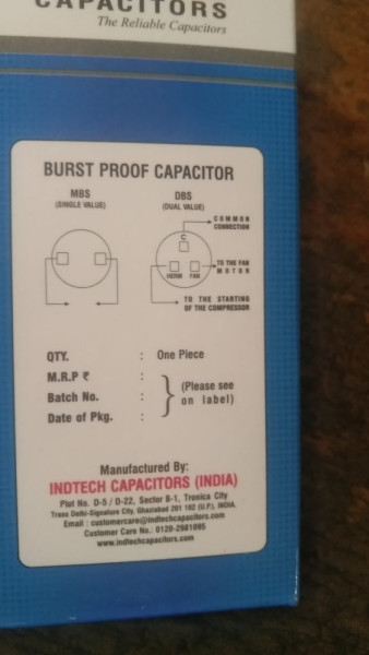 Burst Proof Capacitor - Indtech