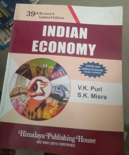 Indian Economy 39th Revised Edition - Himalaya Publishing House
