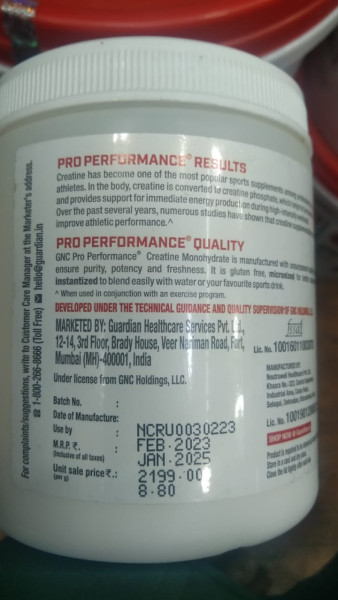 Creatine Monohydrate Powder - GNC