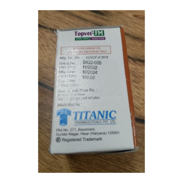 Topvet-FM - Titanic Pharmaceutical Pvt Ltd