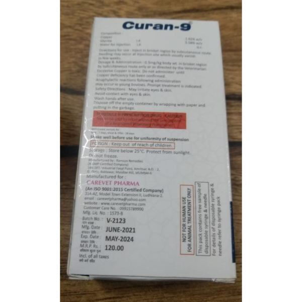 Curan-9 - Carevet Pharma