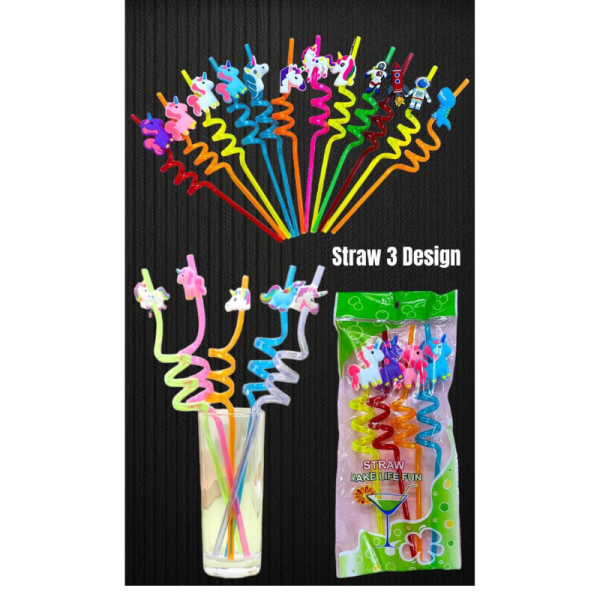 Colorful Reusable Drinking Straws - Generic