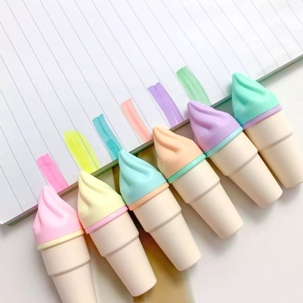 Ice Cream Shaped Highlighter Pen - Generic