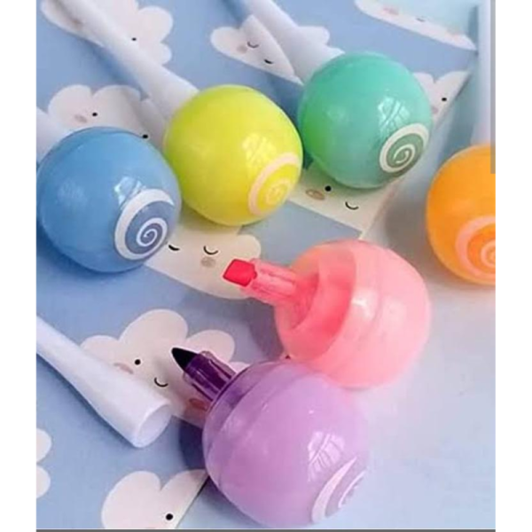 Lollipop Shape Highlighters-Image
