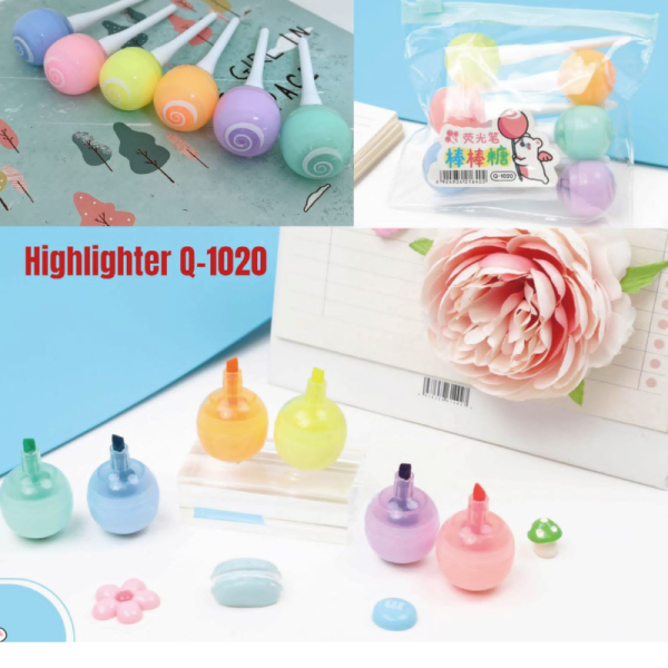 Lollipop Shape Highlighters - Generic