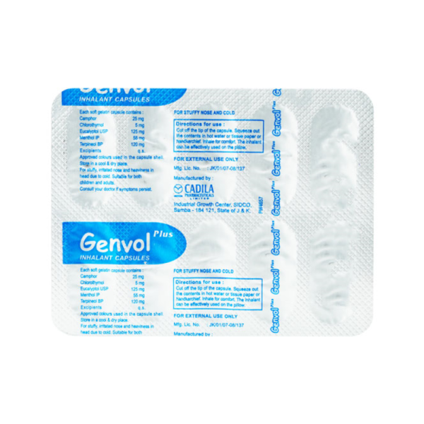 Genvol Plus Capsule - Cadila Pharmaceuticals Ltd