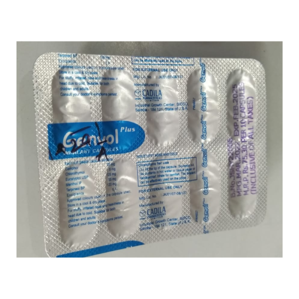 Genvol Plus Capsule - Cadila Pharmaceuticals Ltd