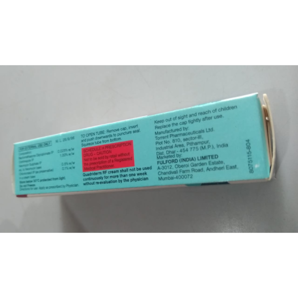 Quadriderm RF Cream - MSD Pharmaceuticals Pvt Ltd