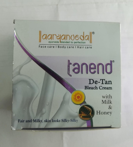 Tanend De-Tan Bleach Cream - Aaryanveda