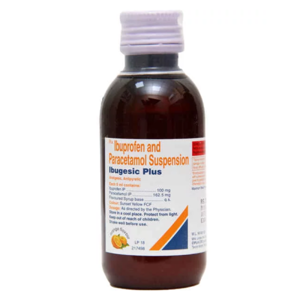 Ibugesic Plus Oral Suspension Orange - Cipla