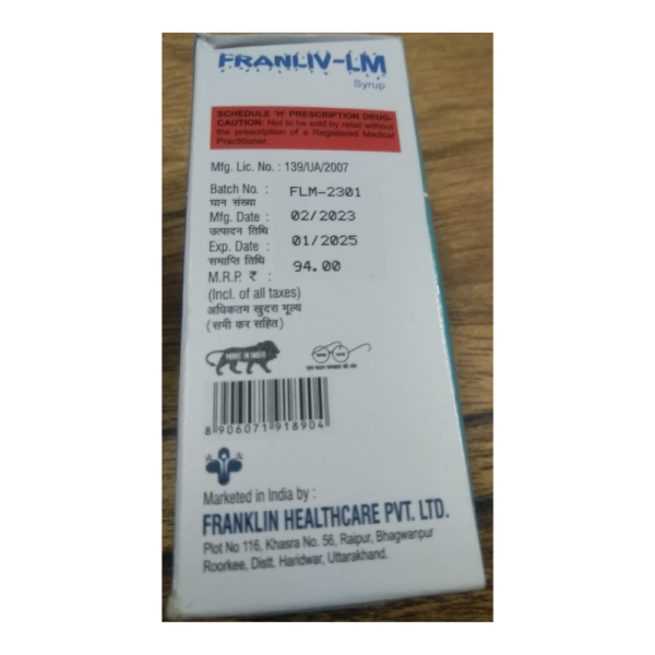 Franliv-Lm Syrup - Franklin Health Care Pvt