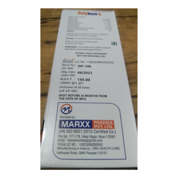 Polybest-L Syrup - Marxx Pharma