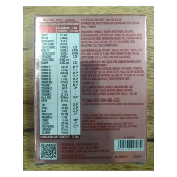Revital H - Sun Pharmaceutical Industries Ltd