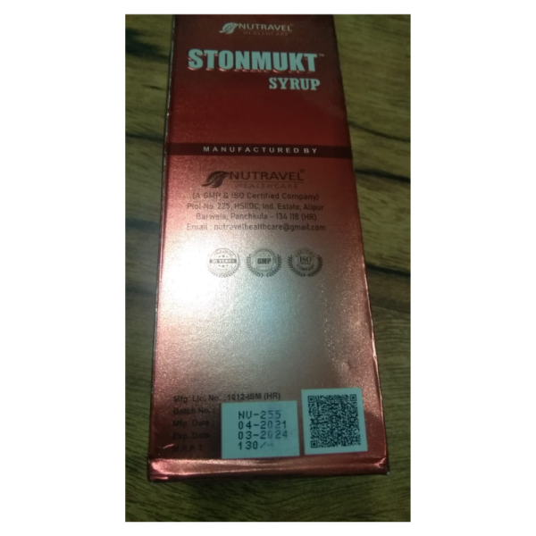 Stonmukt Syrup - Nutravel Healthcare