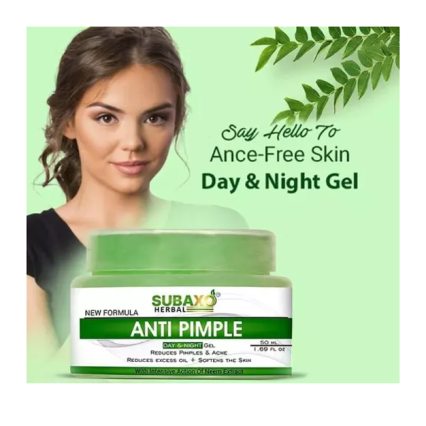 Anti Pimple Day & Night Gel - Subaxo Herbal