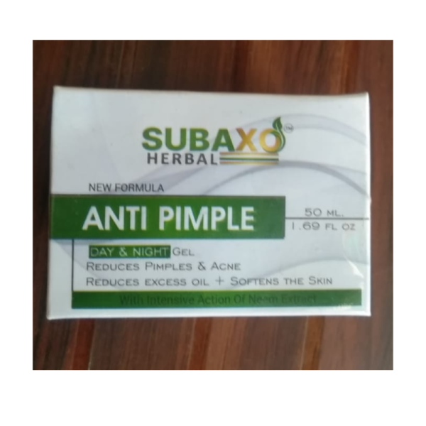 Anti Pimple Day & Night Gel - Subaxo Herbal