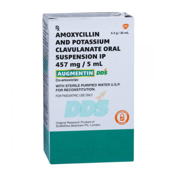 Augmentin DDS Suspension - GSK (Glaxo SmithKline Pharmaceuticals Ltd)