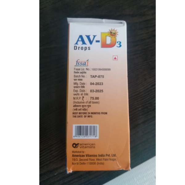 Av-D3 Drops - American Vitamins