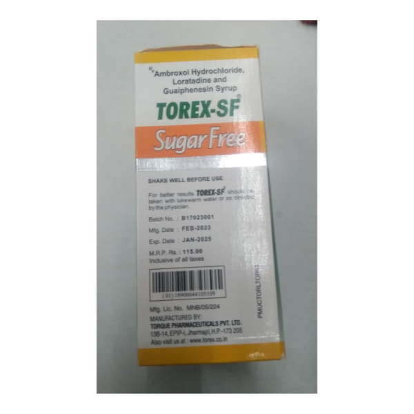 Torex-SF Cough Syrup - Torque