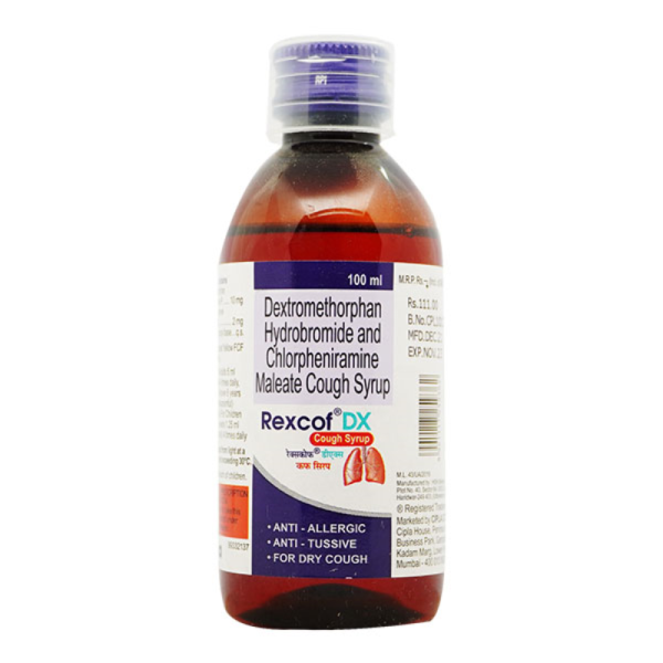 Rexcof Dx Cough Syrup Image