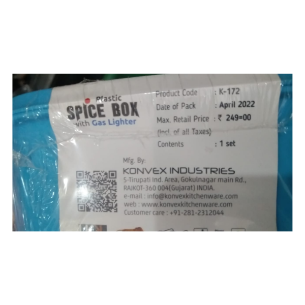 Spice Box With Gas Lighter - Konvex