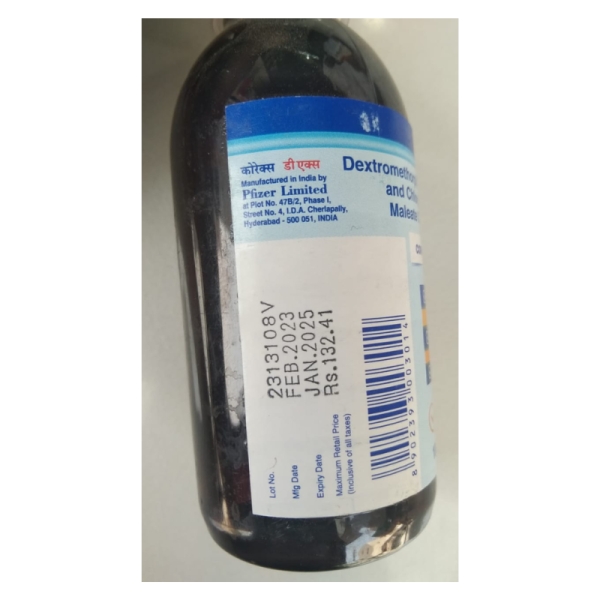 Corex Dx Cough Syrup - Pfizer Ltd
