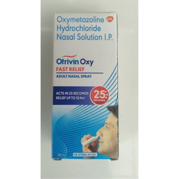 Otrivin Oxy Adult Nasal Spray - GSK (Glaxo SmithKline Pharmaceuticals Ltd)
