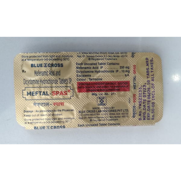 Meftal-Forte Tablets - Blue Cross Laboratories Ltd