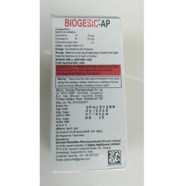 Biogesic Ap - Biochem