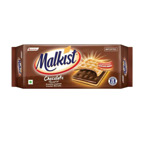 Malkist Chocolate Cracker Biscuits - Mayora