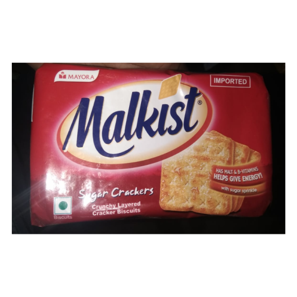 Malkist Sugar Crunchy Crackers Biscuits - Mayora
