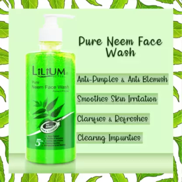 Neem Face Wash - Lilium Herbal