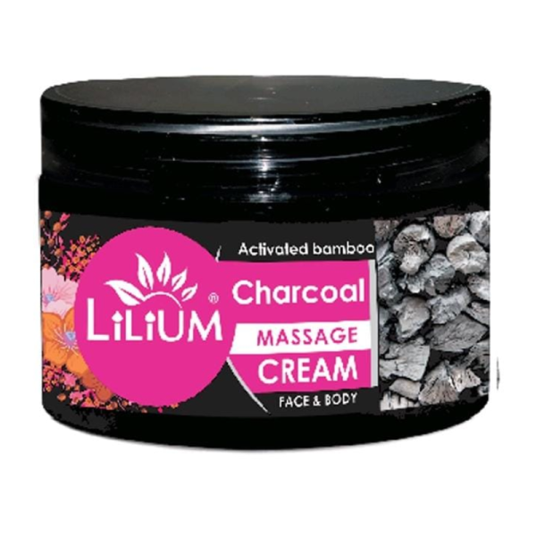 Massage Cream (Face & Body Charcoal Massage Cream) - Lilium Herbal