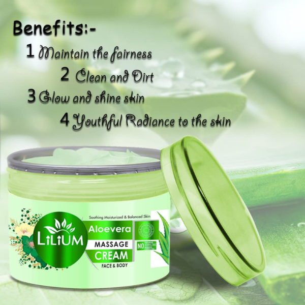 Massage Cream - Lilium Herbal