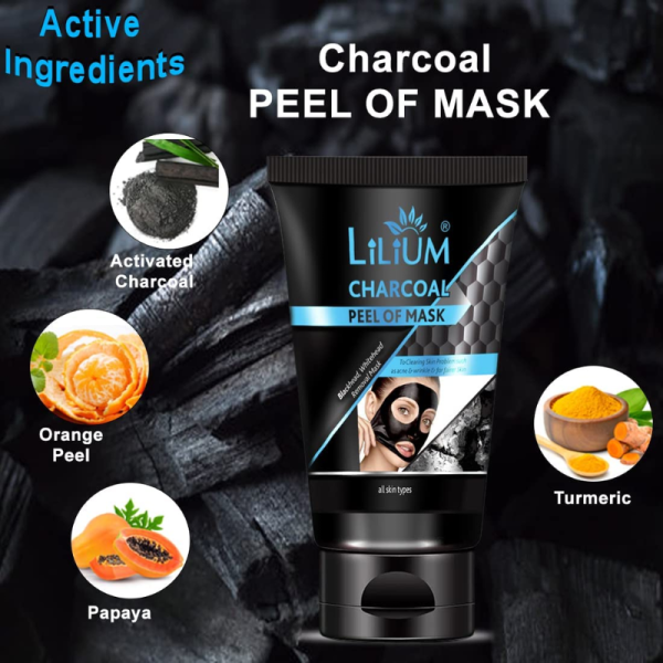 Charcoal Peel Off Mask - Lilium Herbal