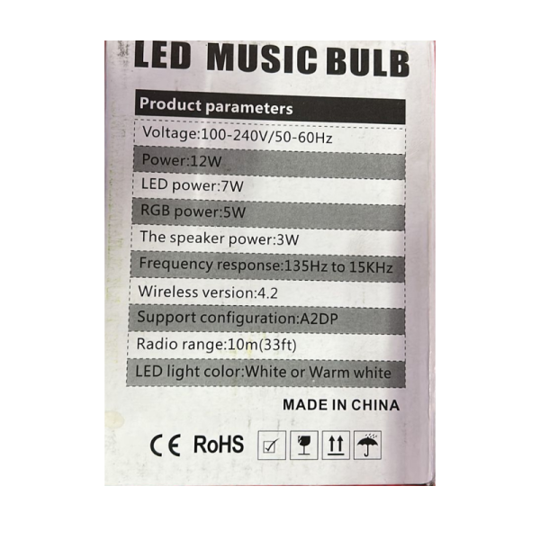 Led Music Bulb - Generic