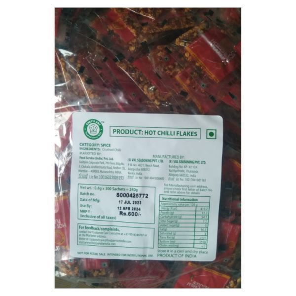 Hot Chilli Flakes - Food Services Pvt. Ltd.