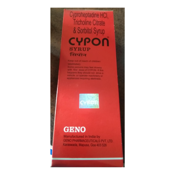 Cypon Syrup - Geno Pharmaceuticals