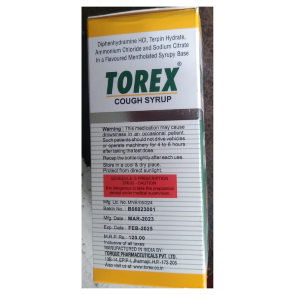 Torex Cough Syrup - Torque