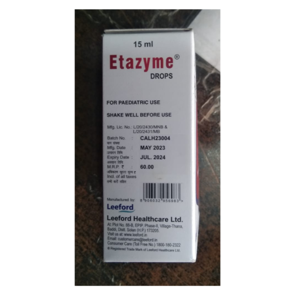 Etazyme Drops - Leeford