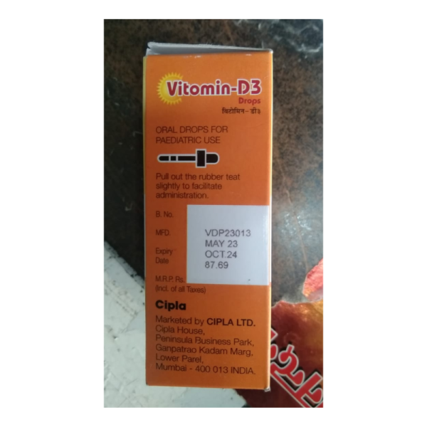 Vitamin-D3 Drops - Cipla