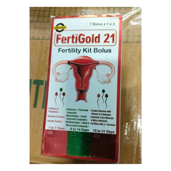 Fertigold 21 Fertility Kit Bolus - Nutrivet Farm Care Pvt Ltd